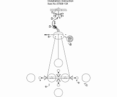 Подвесная люстра Kink Light Сида 07508-12A,19 1