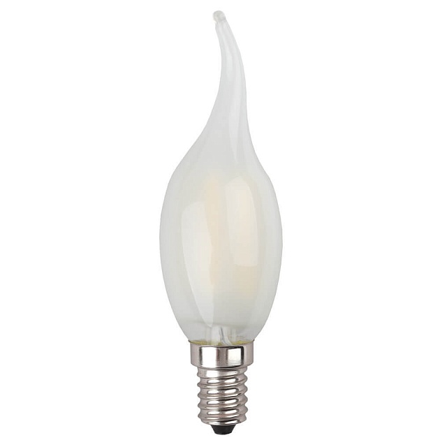 Лампа светодиодная филаментная ЭРА E14 7W 4000K матовая F-LED BXS-7W-840-E14 frost Б0027955 фото 