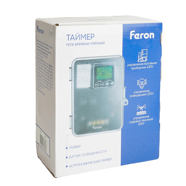 Таймер (реле времени) Feron TM101 13800W двухзонный Фото № 2