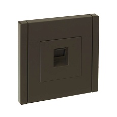 FORTE&PIANO Розетка компьютерная RJ45 кат.5E FP332 серый IEK FP-K10-1-K03