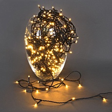 Cветодиодная гирлянда Sneha нить 24V теплый белый мерцающий A-969 WW 1