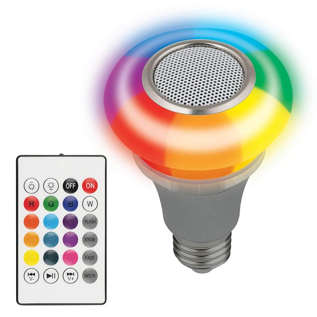 Светодиодный светильник-проектор Volpe Disko ULI-Q340 5W/RGB/E27 Silver UL-00003997 фото 