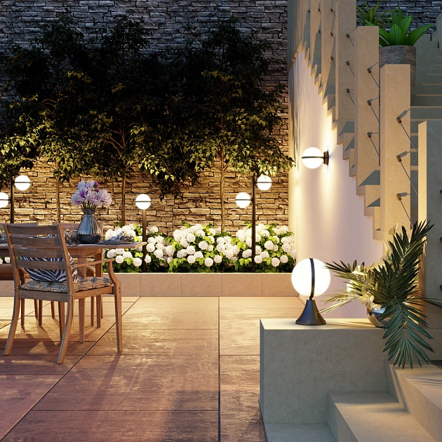 Уличный настенный светильник Odeon Light Nature Lomeo 4832/1W Фото № 11