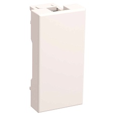 Заглушка ЗК-00-01-П на 1 модуль белая IEK CKK-40D-Z01-K01