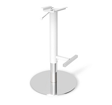 Барный стул Sheffilton SHT-ST33/S128 сиреневая орхидея/хром/белый муар 8332172502 3