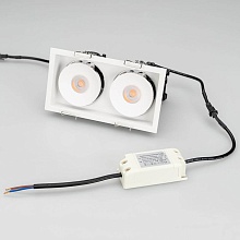 Встраиваемый светодиодный светильник Arlight CL-Simple-S148x80-2x9W Warm3000 026876 4