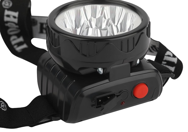 Налобный светодиодный фонарь ЭРА Трофи аккумуляторный 76х92х72 50 лм TG9 C0045557 фото 9