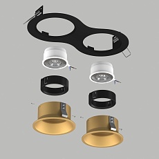 Комплект со светильником Lightstar Domino Round (214627+214603+214603+214007+214007) D6270303BMOD 3