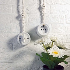 Комплект изоляторов Werkel без винта 50 шт. Ретро белый W6431301 4690389166167 5