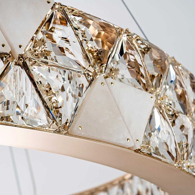 Подвесная светодиодная люстра Modelux Premium ML.6982.800P GD изображение 6 Подвесная светодиодная люстра Modelux Premium ML.6982.800P GD Фото № 6