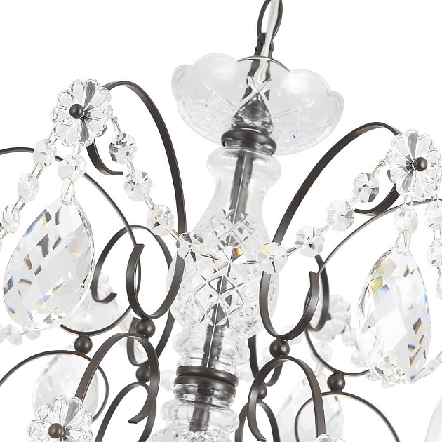 Подвесная люстра Crystal Lux Odelis SP6 Brown Фото № 4