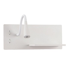 Бра Crystal Lux CLT 217W Qi+USB WH 3