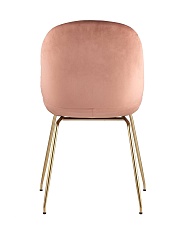 Кухонный стул Stool Group Турин бархат пудровый золотые ножки 8329 VELVET DARK PINK 2