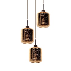 Подвесная люстра Lumina Deco Alacosmo LDP 6811-3 RD GD 1