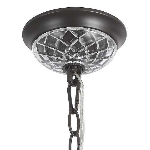 Подвесная люстра Crystal Lux Odelis SP6 Brown Фото № 5