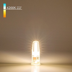 Лампа светодиодная Elektrostandard G4 3W 4200K прозрачная a049200 1