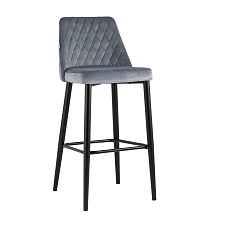 Барный стул Stool Group Диего велюр серый AV 427-H14-08(B)
