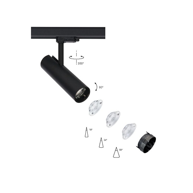 Трековый светодиодный светильник Nowodvorski Milo Led 8763 изображение 3 Трековый светодиодный светильник Nowodvorski Milo Led 8763 Фото № 3