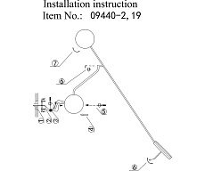Бра Kink Light Некси 09440-2,19(4000K) 1