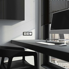 Выключатель Werkel двухклавишный проходной с подсветкой белый W1122101 4690389155222 5