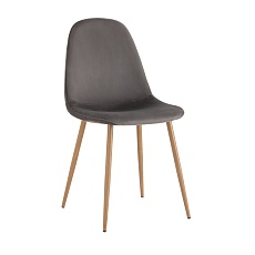 Кухонный стул Stool Group Валенсия SN велюр антрацитовый OS-001 HLR-24