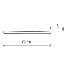 Потолочный светильник Nowodvorski Straight Ceiling Led S 7552 1