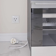 Розетка с вилкой для электроплиты Werkel 250V 32A белый W1189201 4690389170805 4