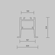Алюминиевый профиль встраиваемый Maytoni Led Strip 632013 1