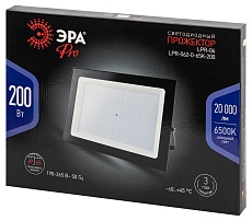 Прожектор светодиодный уличный ЭРА PRO LPR-062-0-65K-200 Б0064695 5
