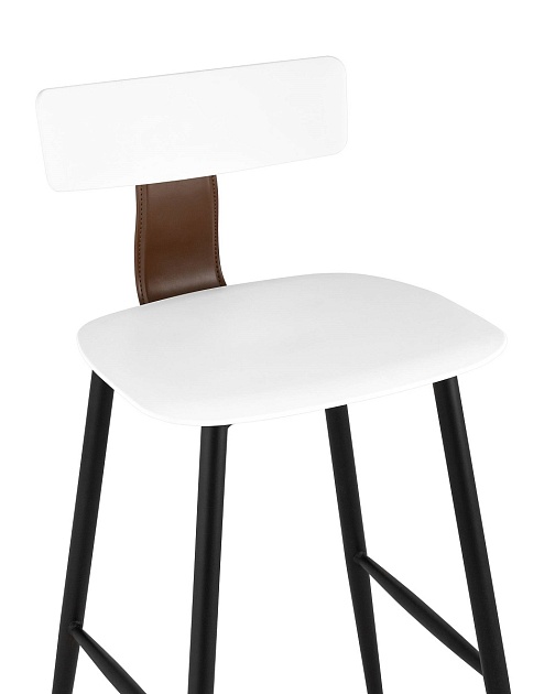 Полубарный стул Stool Group ANT пластиковый белый 8333A white изображение 7 Полубарный стул Stool Group ANT пластиковый белый 8333A white Фото № 7