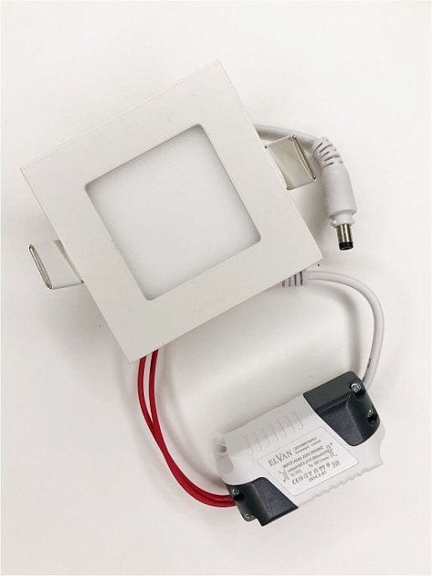 Встраиваемый светодиодный светильник Elvan VLS-102SQ-3W-NH-Wh фото 8