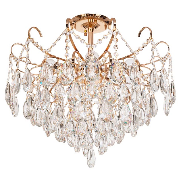 Потолочная люстра ЭкономСвет 15506/6FGD WT Фото № 1