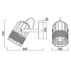 Спот Vele Luce Extra VL6472W01 3