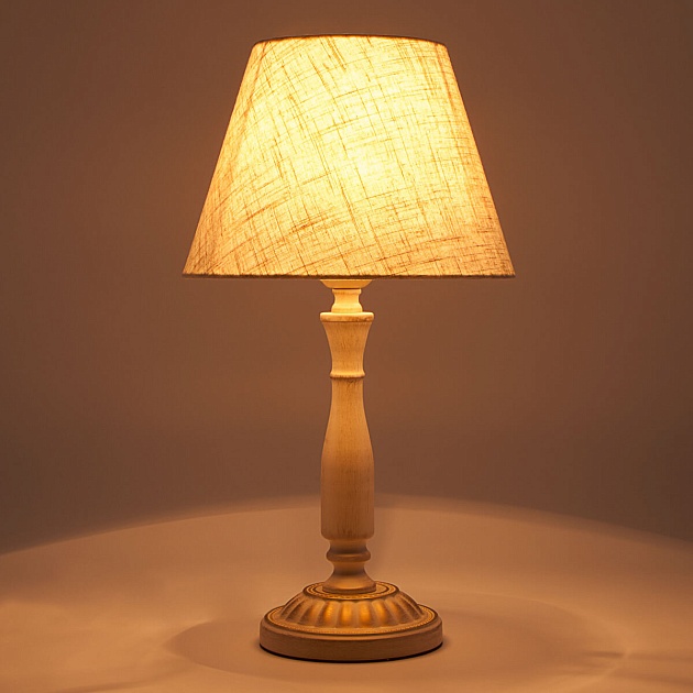 Настольная лампа Eurosvet 01060/1 белый с золотом фото 3