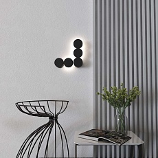 Настенный светодиодный светильник Elektrostandard Brioni 40130/LED черный a064596 1