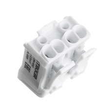 Клемма монтажная Stekker, LD294-4002, для подключения фазных проводников, 2 контактные группы (3 ввода, 3 вывода на полюс) 32733 2