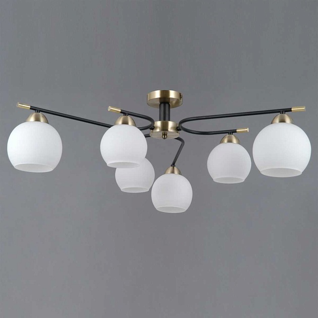 Люстра Illumico IL0638-6CSQ-24 AB BK LIBRA Фото № 2