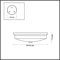 Настенно-потолочный светильник Odeon Light Walli Marsei 4825/4C 5