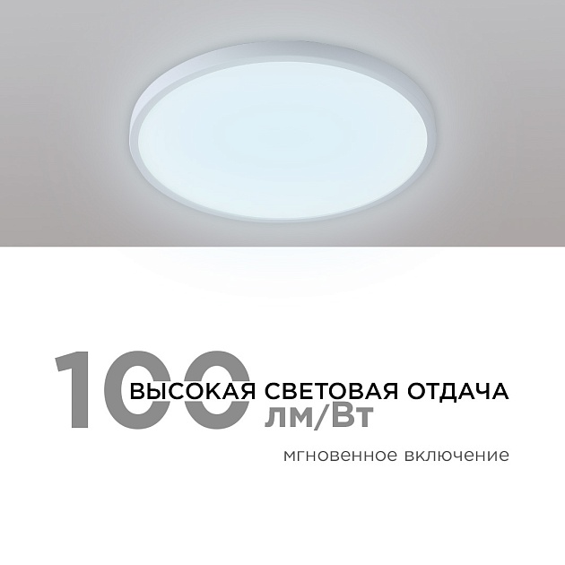 Настенно-потолочный светодиодный светильник Apeyron Spin 18-136 Фото № 10