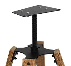 Барный стул Sheffilton SHT-ST19/S93 черный/браш.коричневый/черный муар 1019867901 1