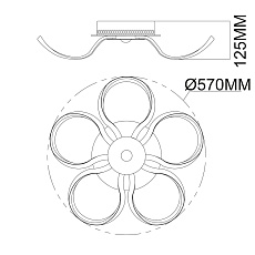 Потолочный светодиодный светильник De Markt Аурих 19 496016905 4