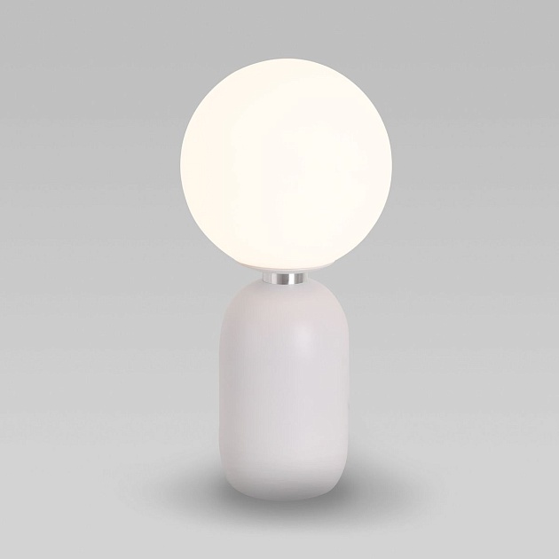 Настольная лампа Eurosvet Оптима Bubble 01197/1 белый фото 