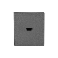 Розетка STRONG HDMI с/у графит KRANZ KR-78-0730-6