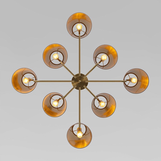 Подвесная люстра Eurosvet Topanga 60173/8 латунь a069018 Фото № 2