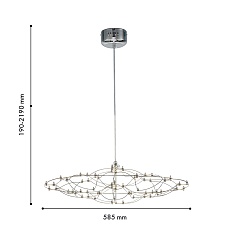 Подвесной светодиодный светильник Favourite Thinner 4305-6P 1