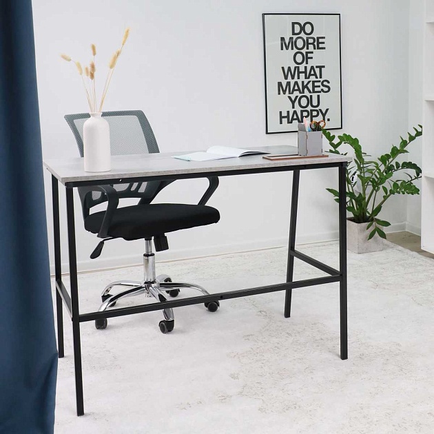 Письменный стол AksHome Ruby бетон, лдсп 80040 Фото № 6