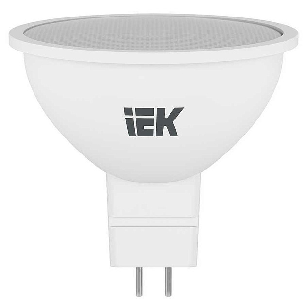 Лампа светодиодная IEK GU5.3 7W 6500K матовая LLE-MR16-7-230-65-GU5 фото 3