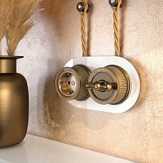 Рамка Werkel на 2 поста Favorit Runda белый W0025101 4690389166440 4