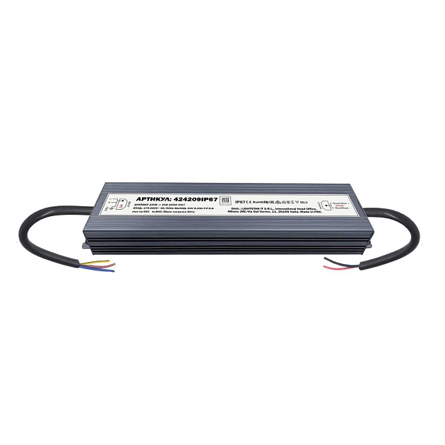 Блок питания 24V IP67 200W Lightstar 424209IP67 Фото № 1