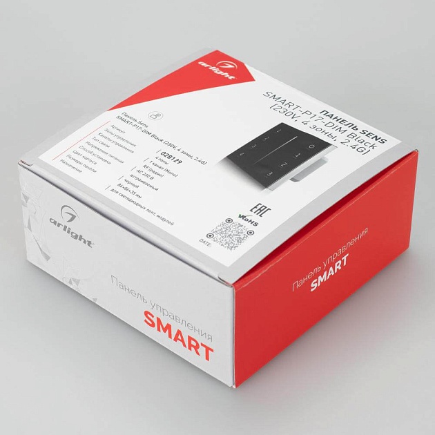 Панель управления Arlight Sens Smart-P17-Dim Black 028129 фото 4